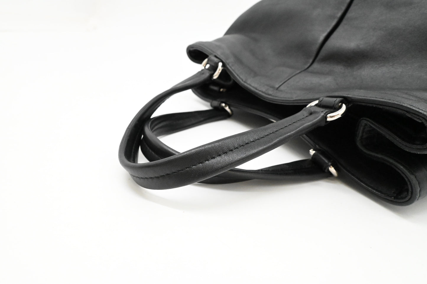 Ferragamo Handbag in Black Leather