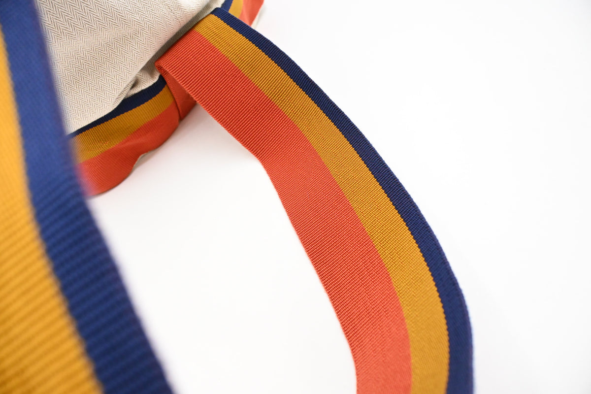 Hermes Cavalier Marine Bag in Beige Canvas