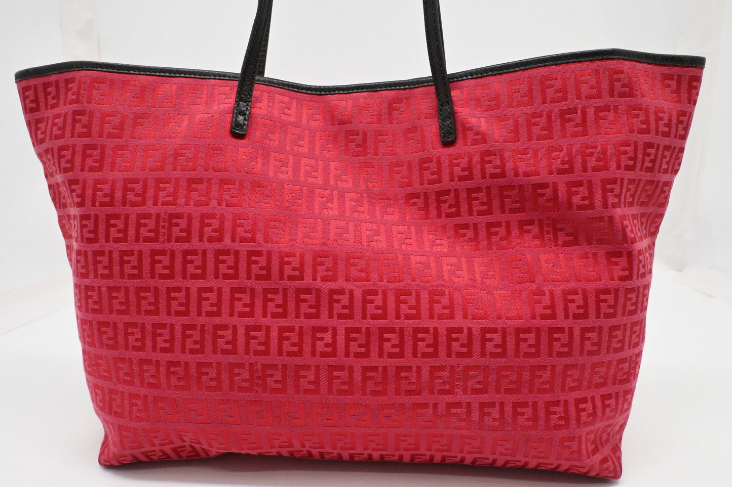 Fendi Tote in Pink Zucchino Canvas