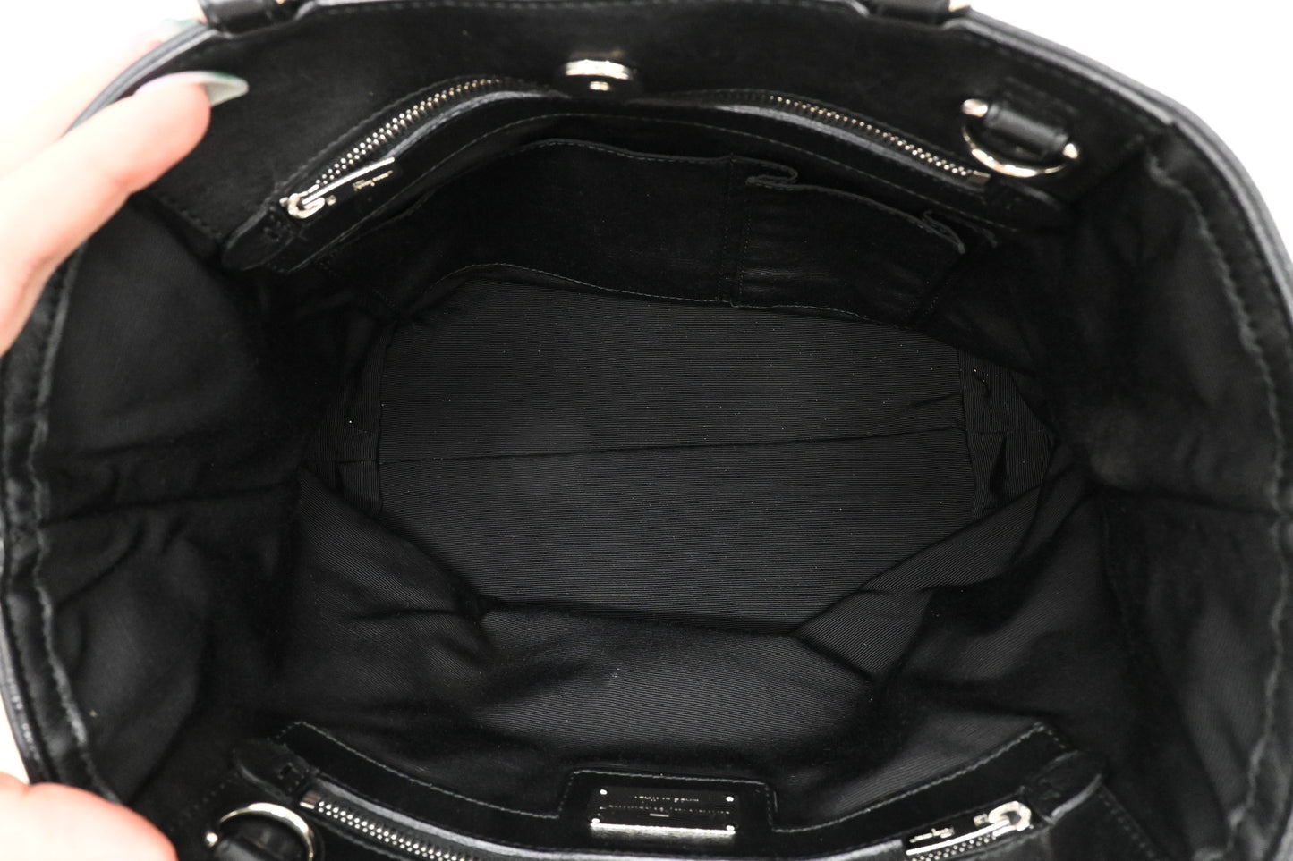 Ferragamo Handbag in Black Leather