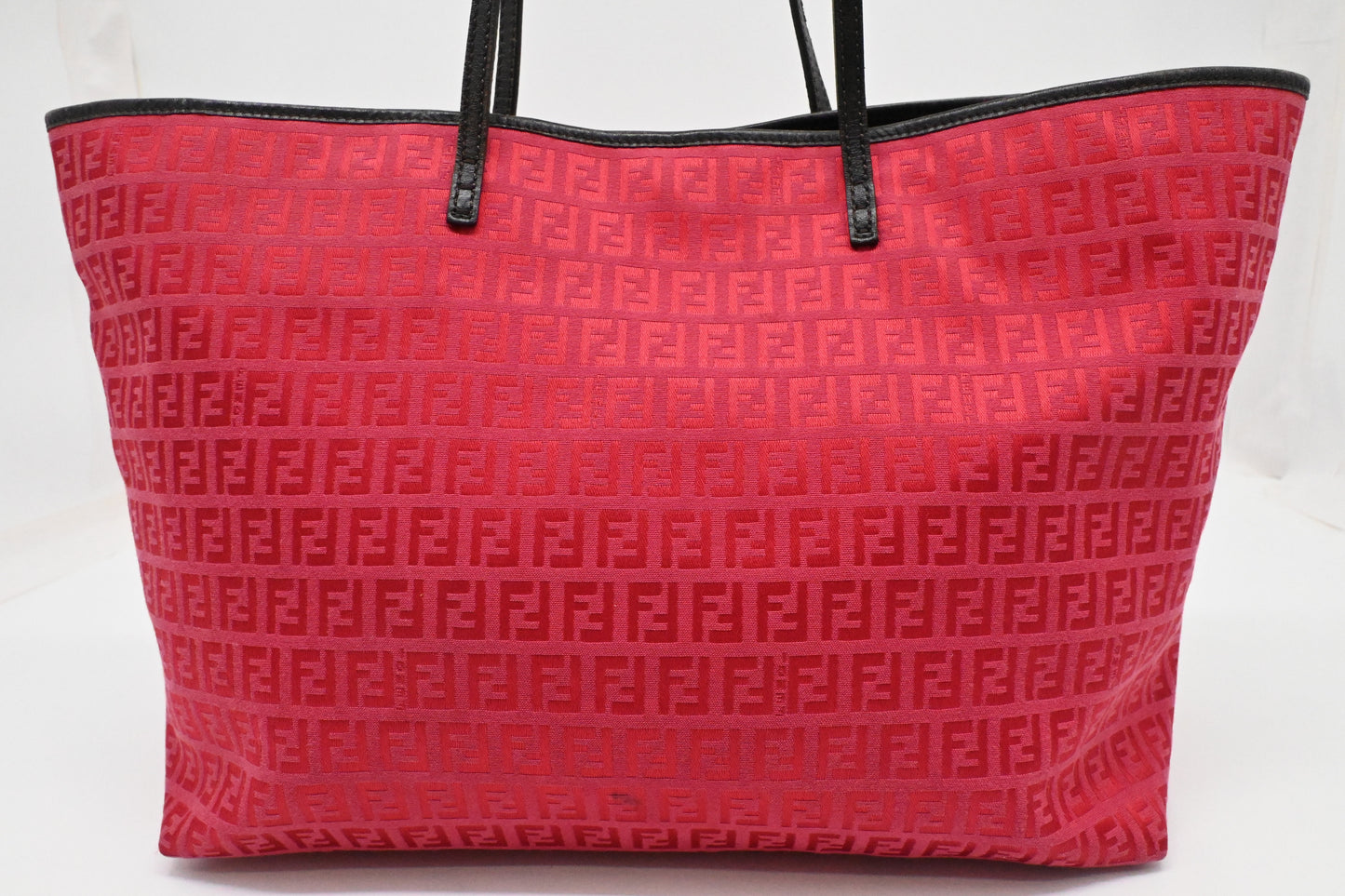 Fendi Tote in Pink Zucchino Canvas