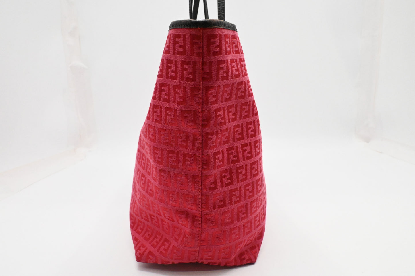 Fendi Tote in Pink Zucchino Canvas