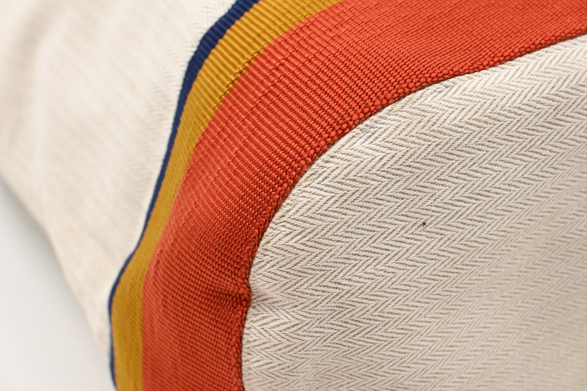Hermes Cavalier Marine Bag in Beige Canvas