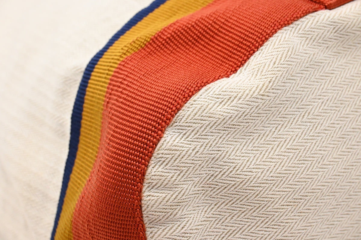 Hermes Cavalier Marine Bag in Beige Canvas