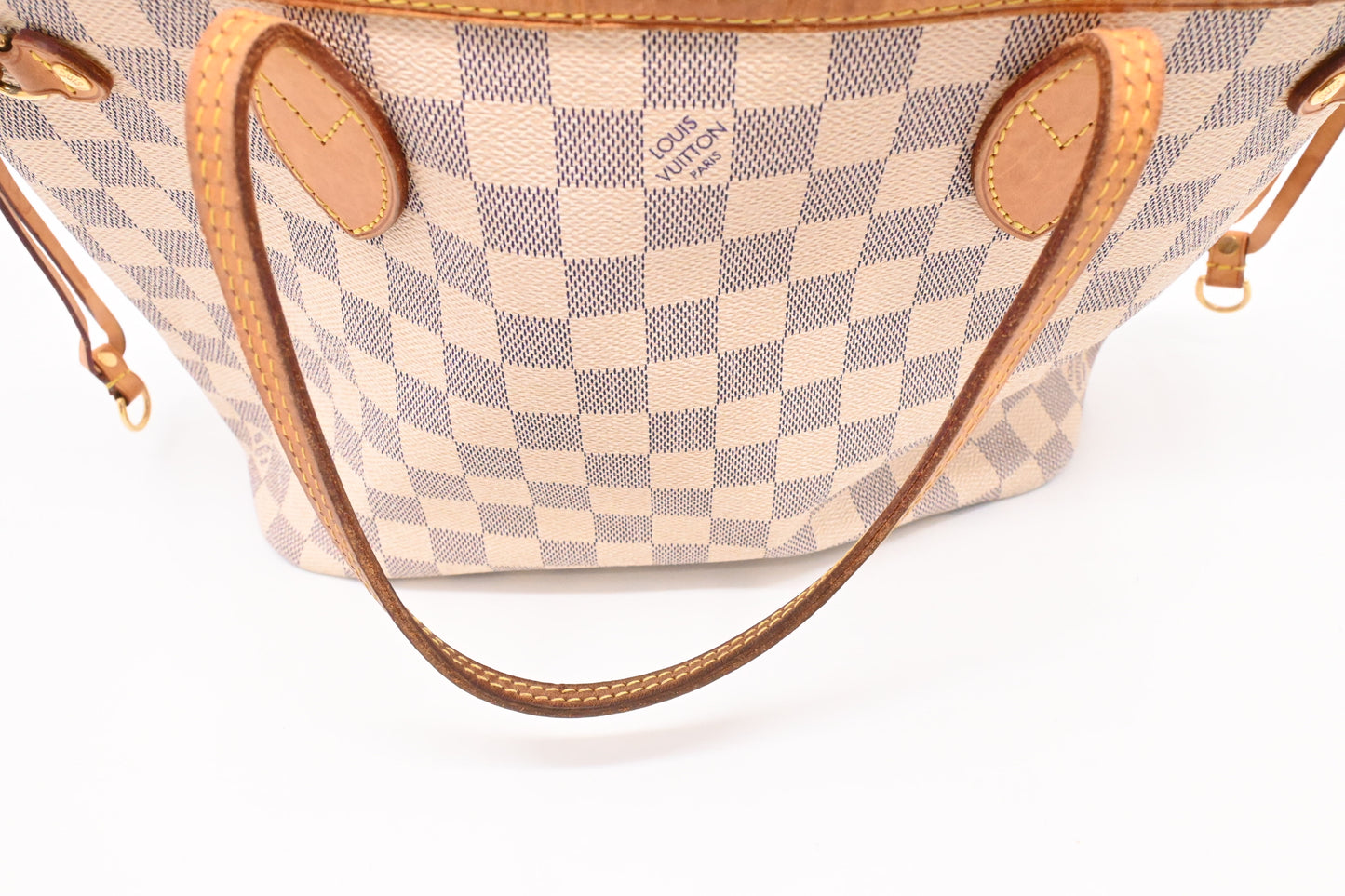 Louis Vuitton Neverfull PM in Damier Azur Canvas