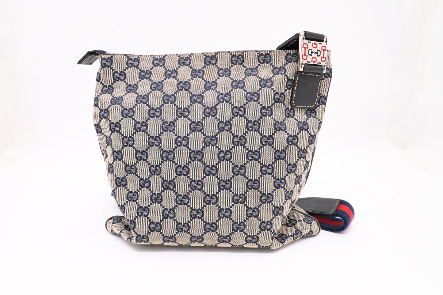 Gucci Crossbody Bag in Navy Blue GG Canvas