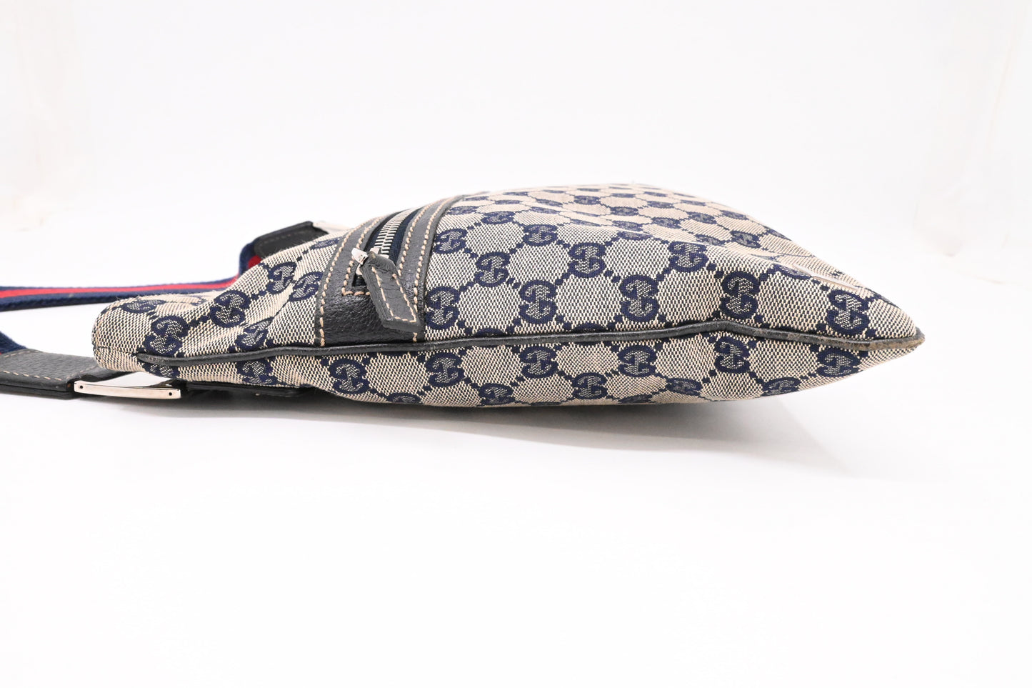 Gucci Crossbody Bag in Navy Blue GG Canvas