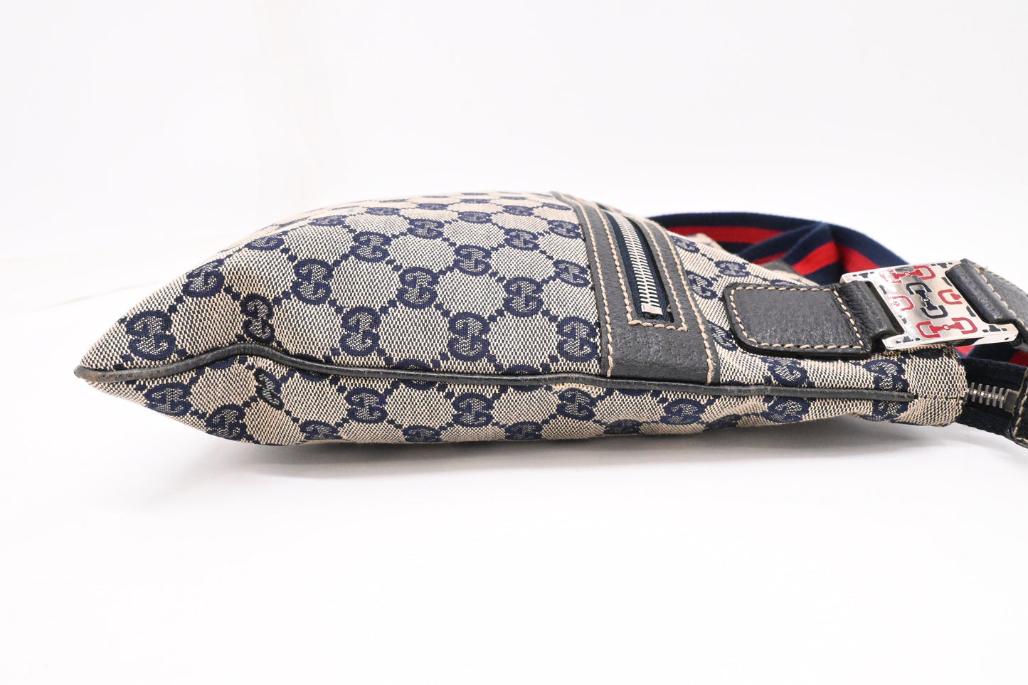Gucci Crossbody Bag in Navy Blue GG Canvas
