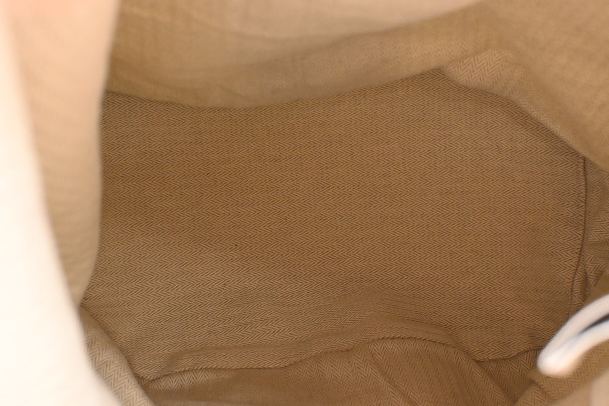 Hermes Cavalier Marine Bag in Beige Canvas