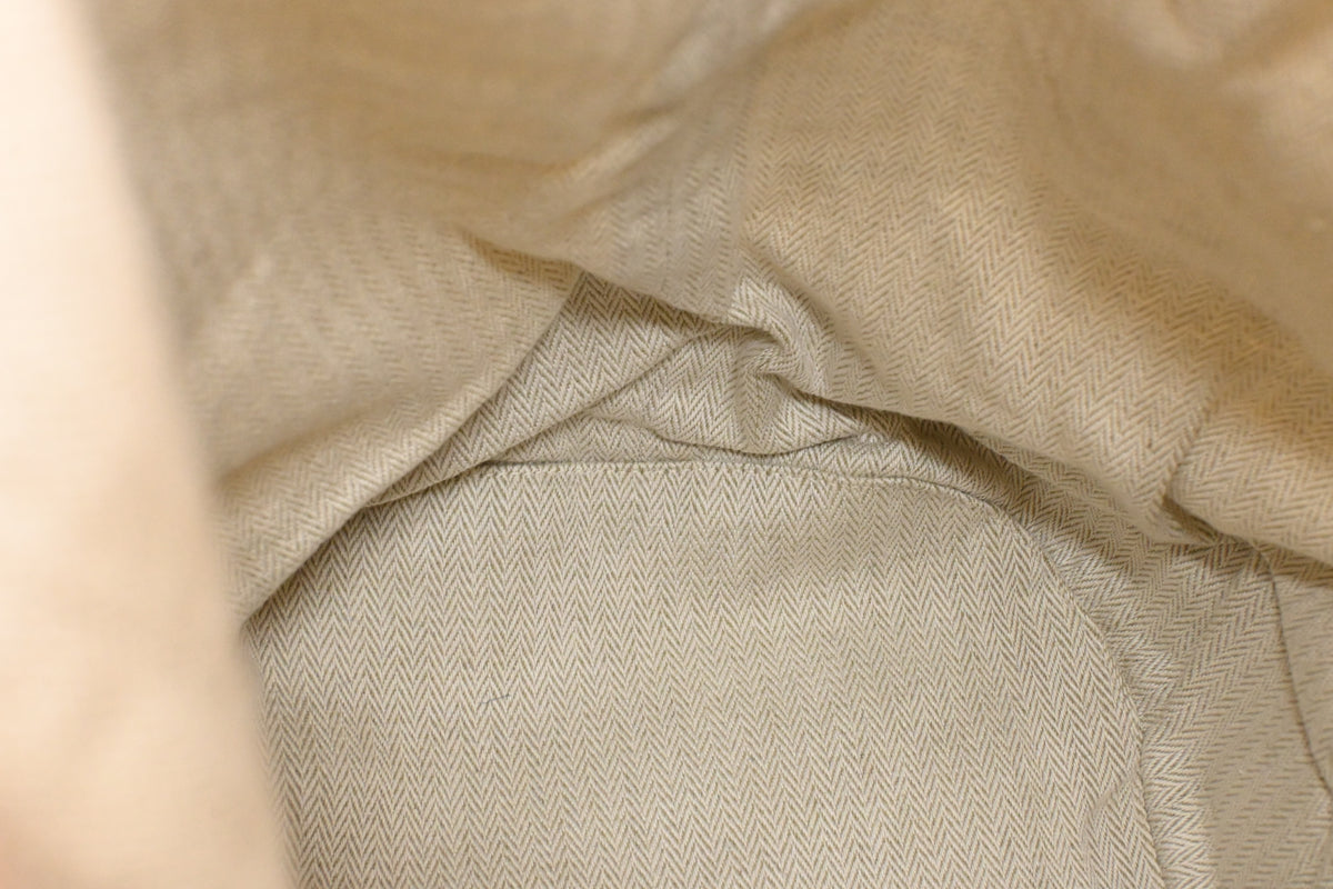 Hermes Cavalier Marine Bag in Beige Canvas
