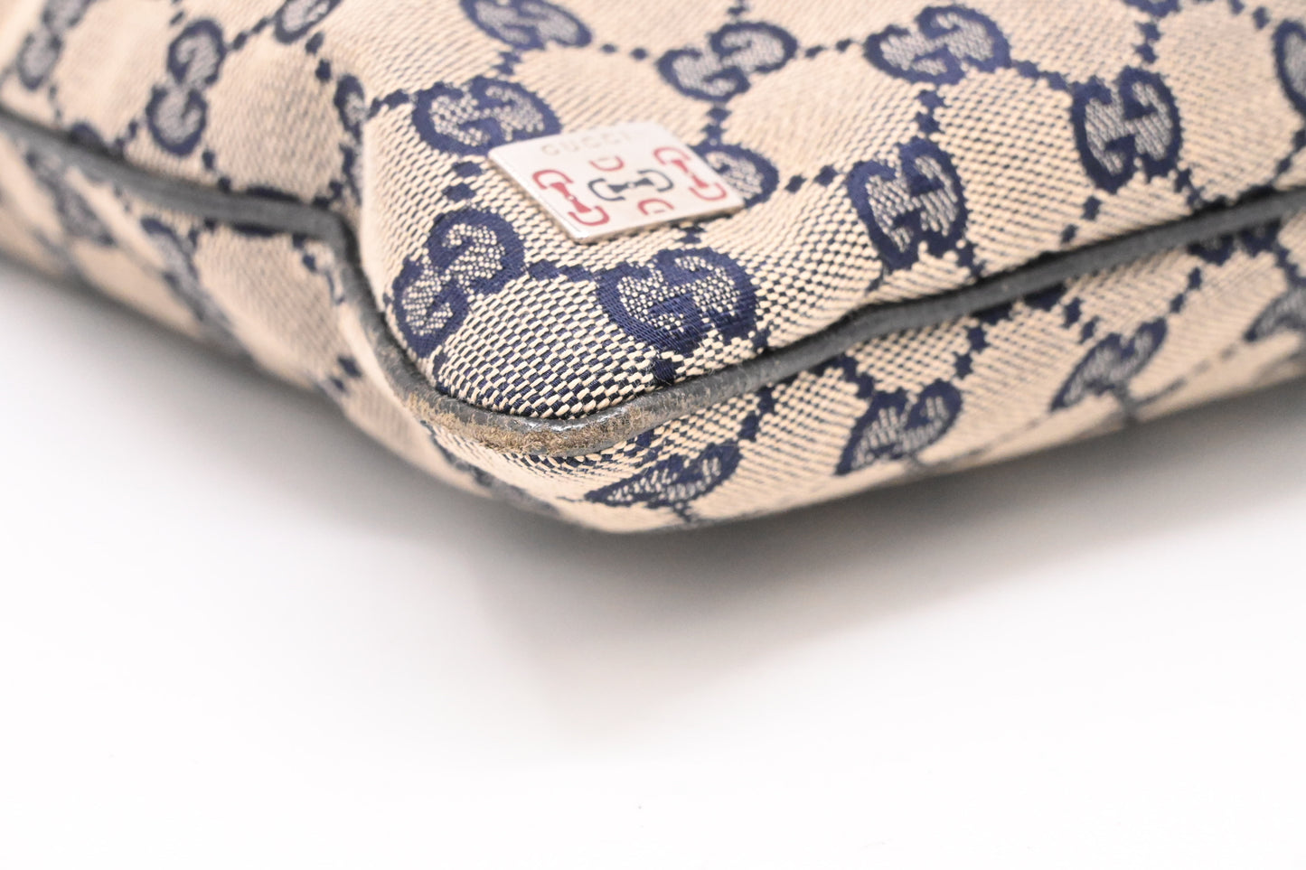 Gucci Crossbody Bag in Navy Blue GG Canvas