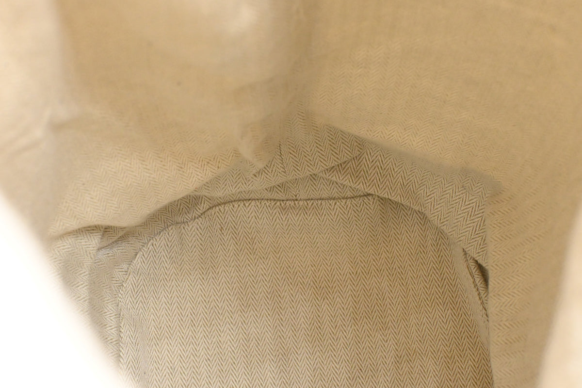 Hermes Cavalier Marine Bag in Beige Canvas