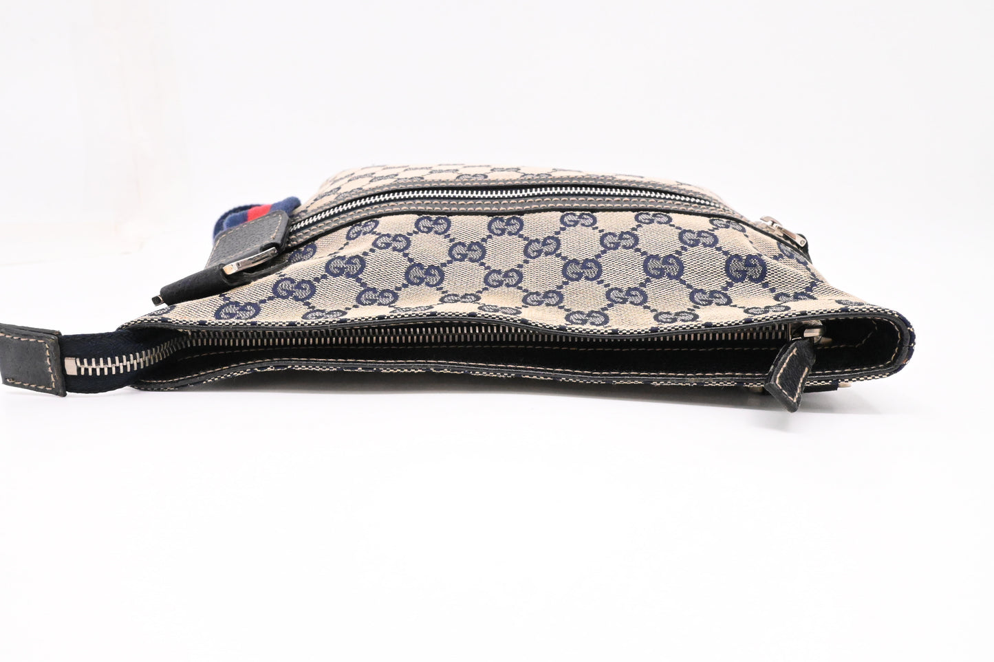 Gucci Crossbody Bag in Navy Blue GG Canvas