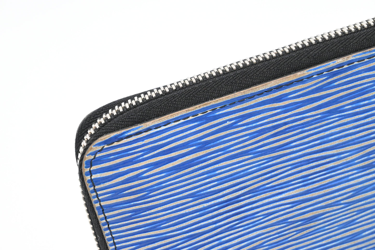 Louis Vuitton Zippy Long Wallet in Epi  Denim Leather