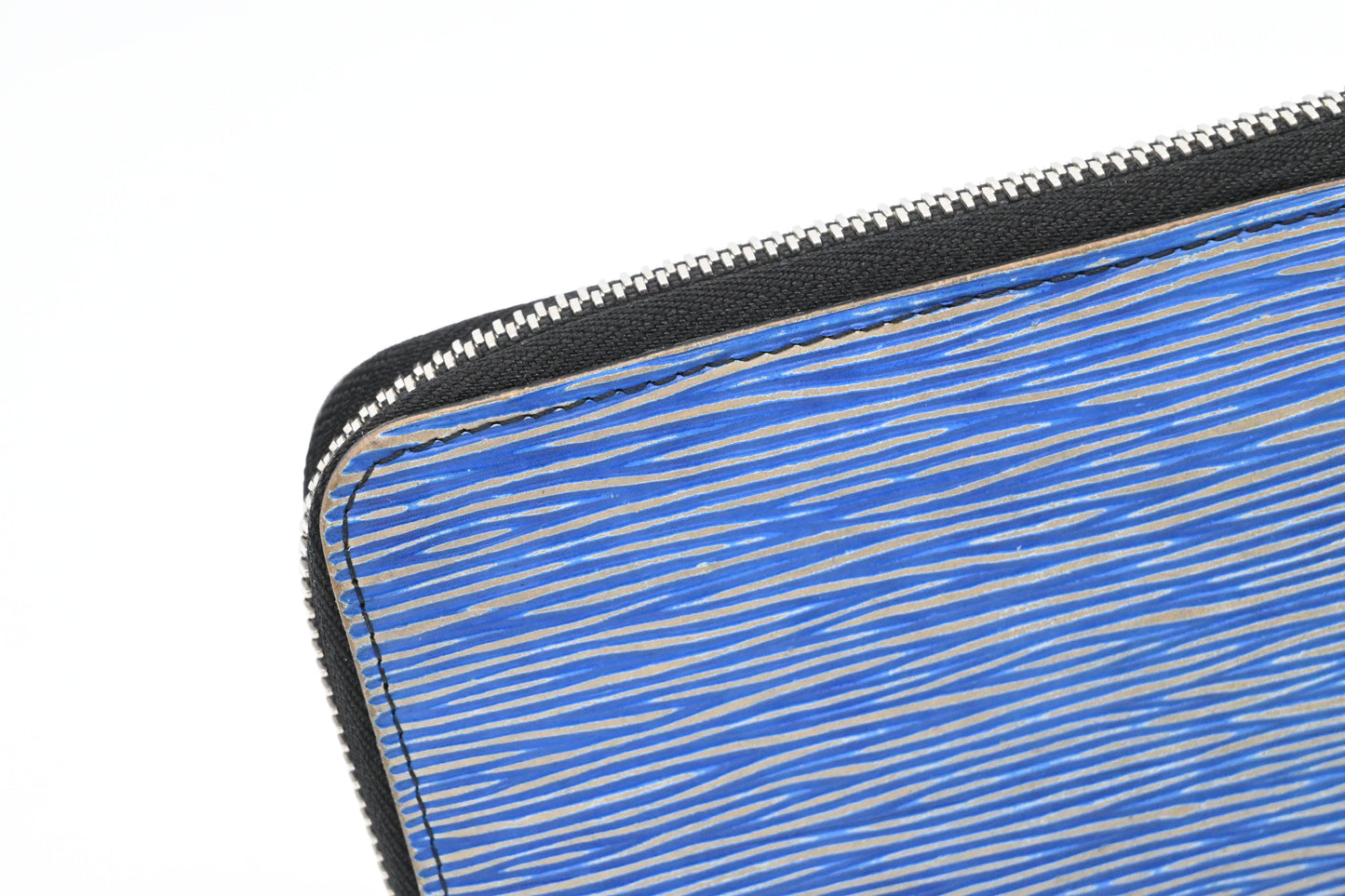 Louis Vuitton Zippy Long Wallet in Epi  Denim Leather