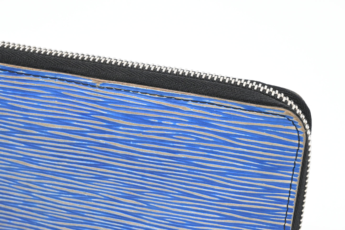 Louis Vuitton Zippy Long Wallet in Epi  Denim Leather
