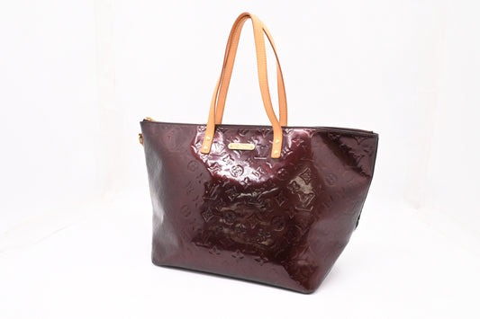Louis Vuitton Bellevue GM in Amarante Vernis Leather