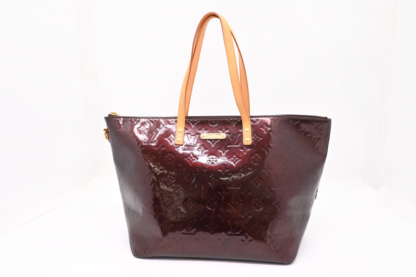 Louis Vuitton Bellevue GM in Amarante Vernis Leather