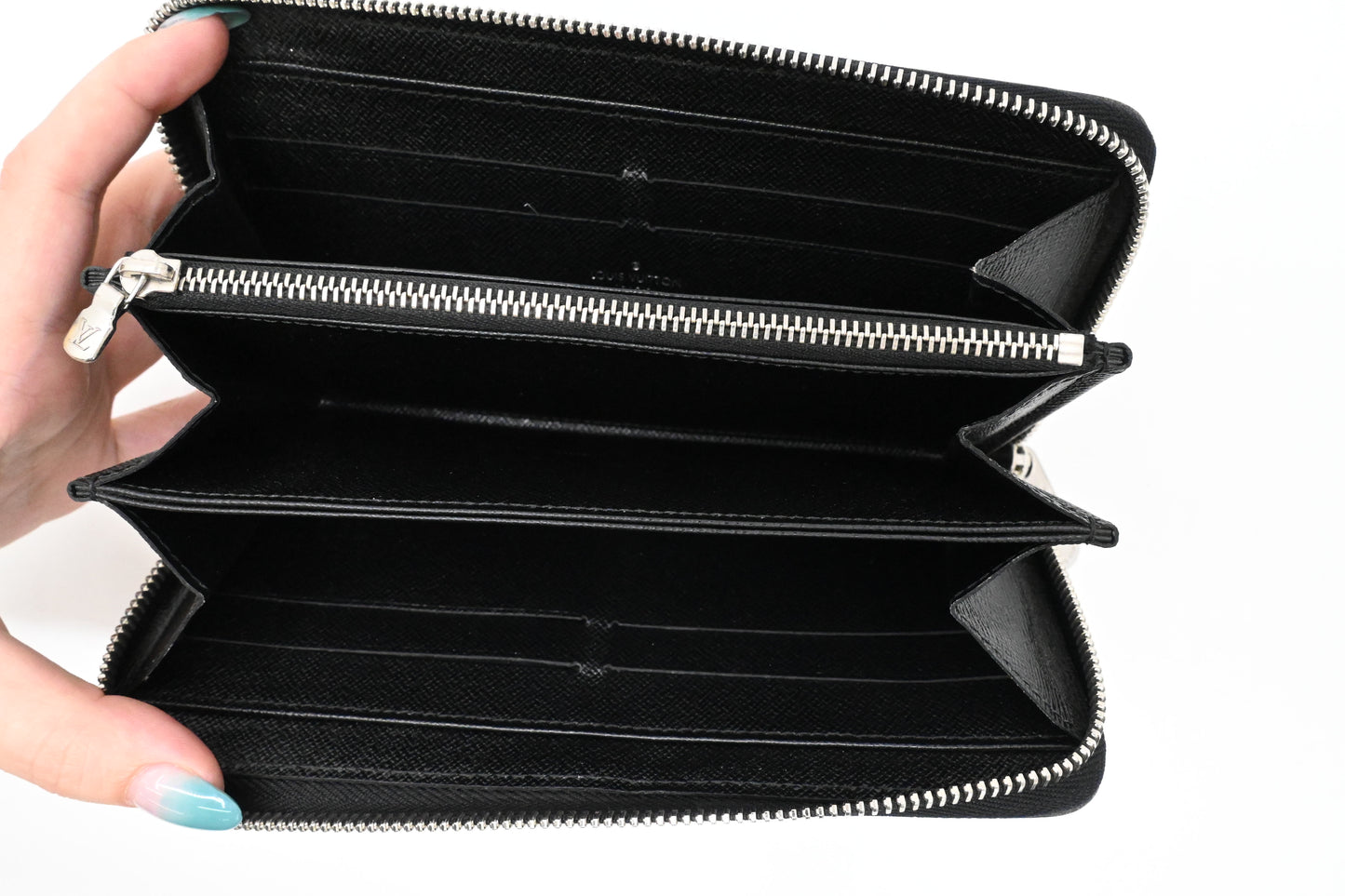 Louis Vuitton Zippy Long Wallet in Epi  Denim Leather