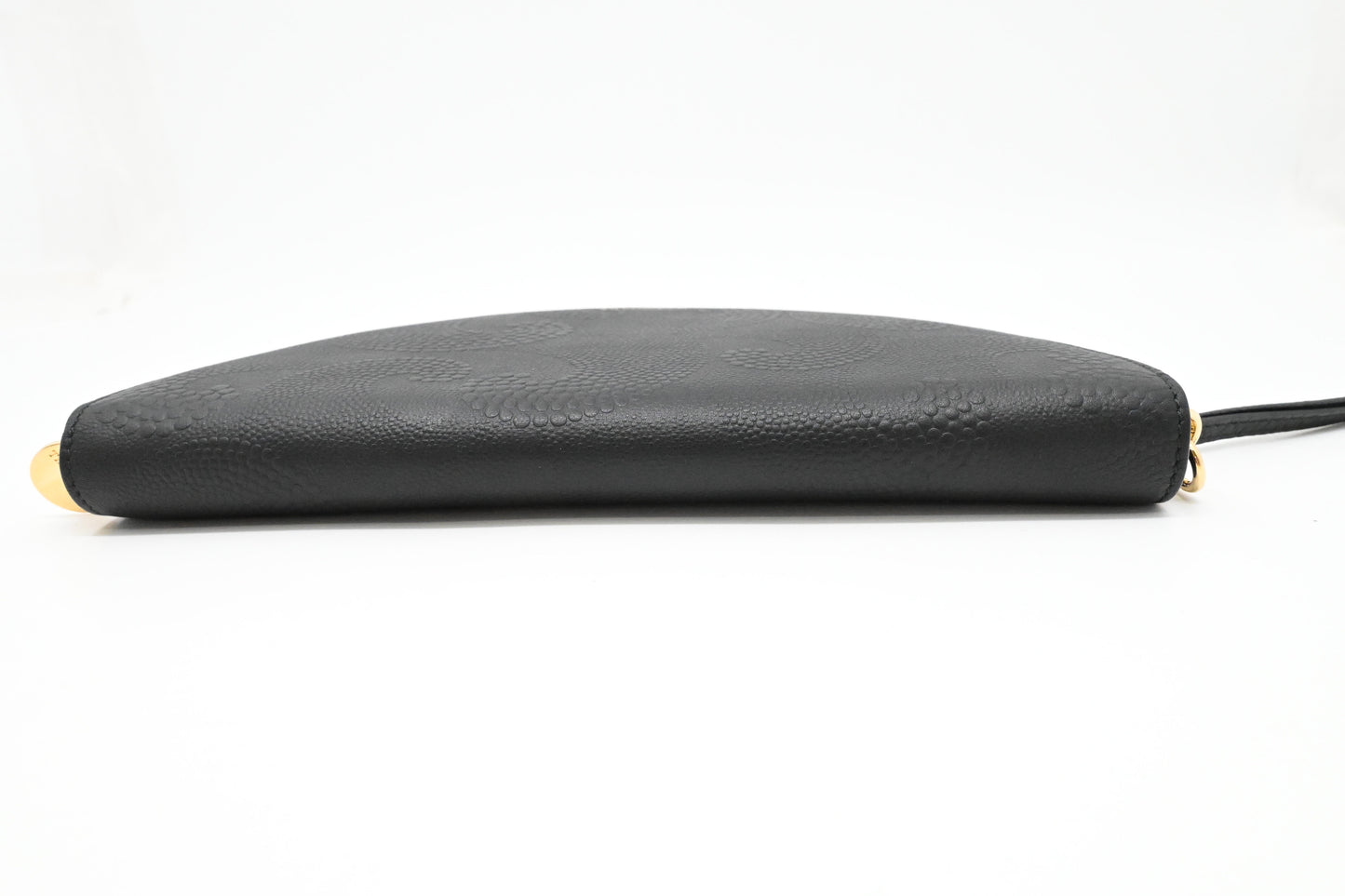 Tiffany & Co. Half Moon Wallet in Black Leather