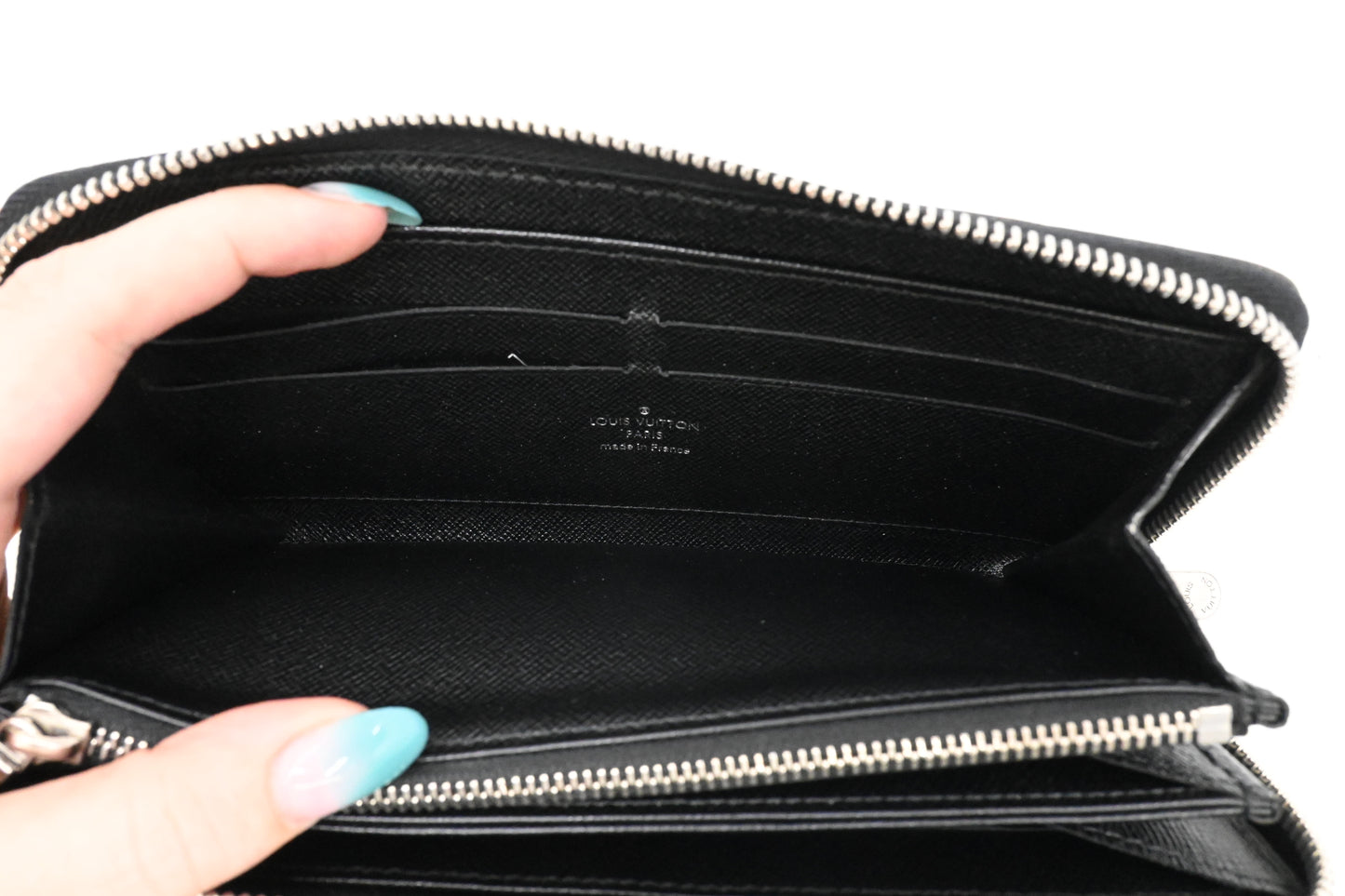 Louis Vuitton Zippy Long Wallet in Epi  Denim Leather