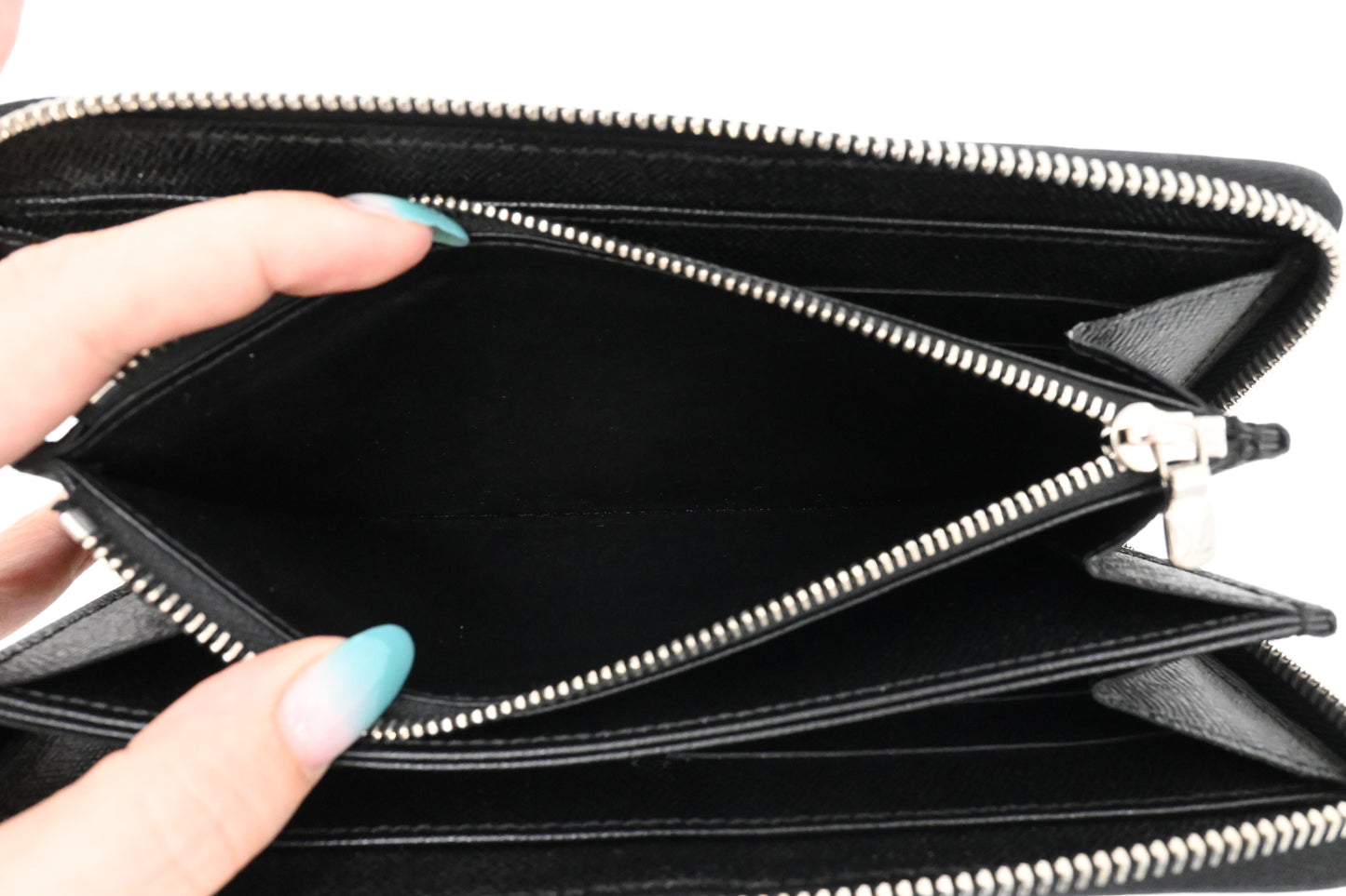 Louis Vuitton Zippy Long Wallet in Epi  Denim Leather