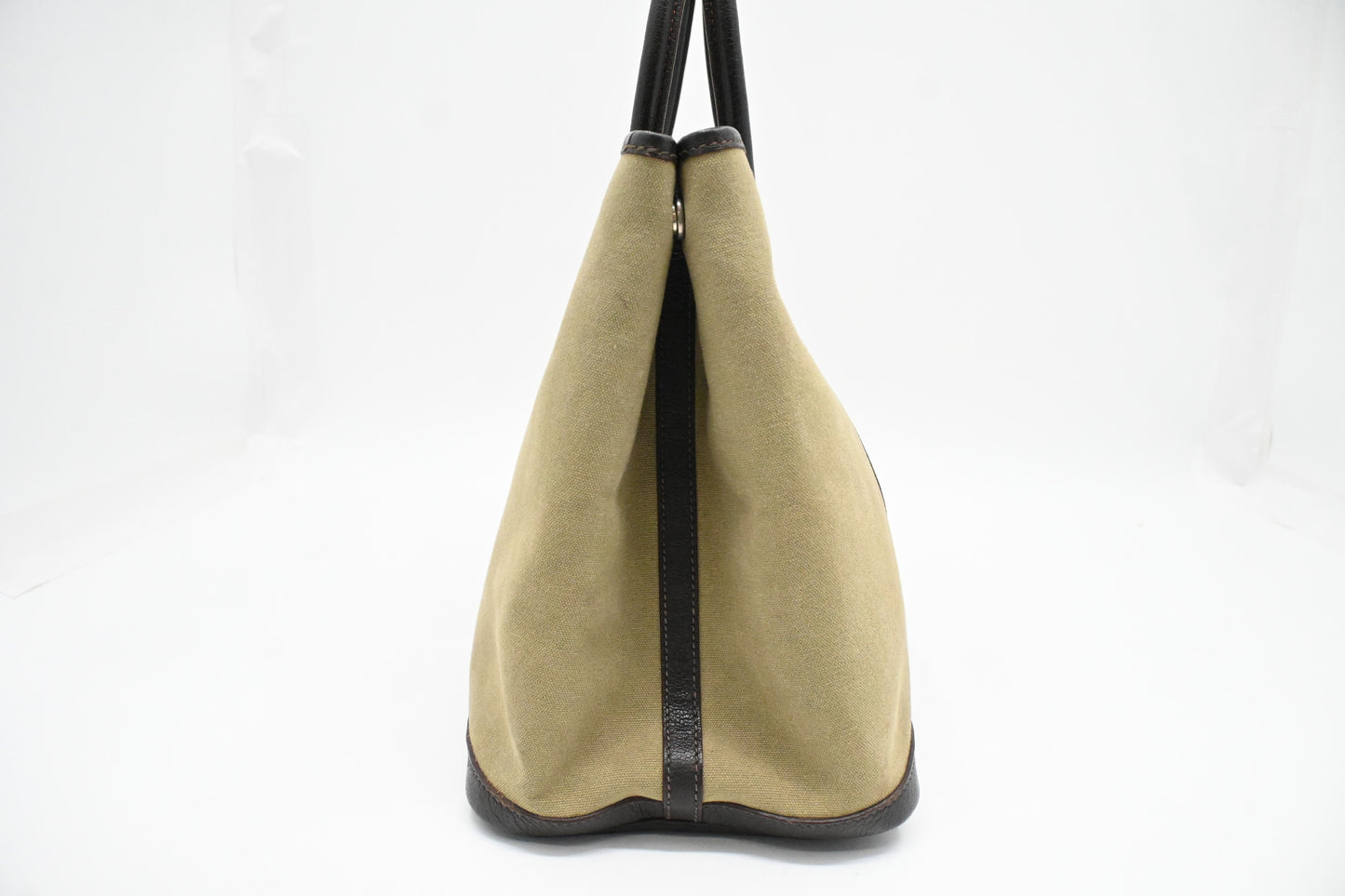 Hermes Garden Party 36 in Green Canvas