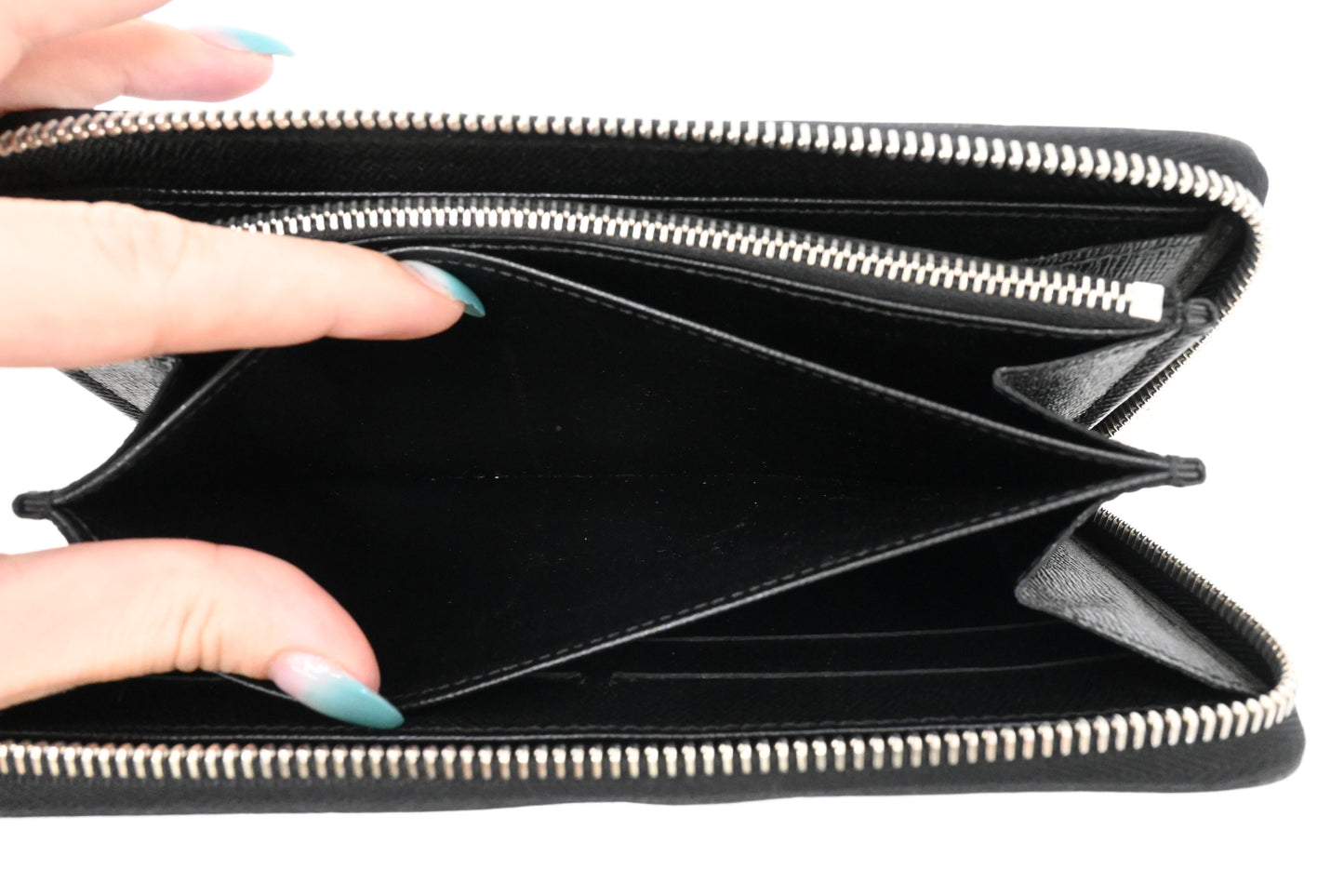 Louis Vuitton Zippy Long Wallet in Epi  Denim Leather