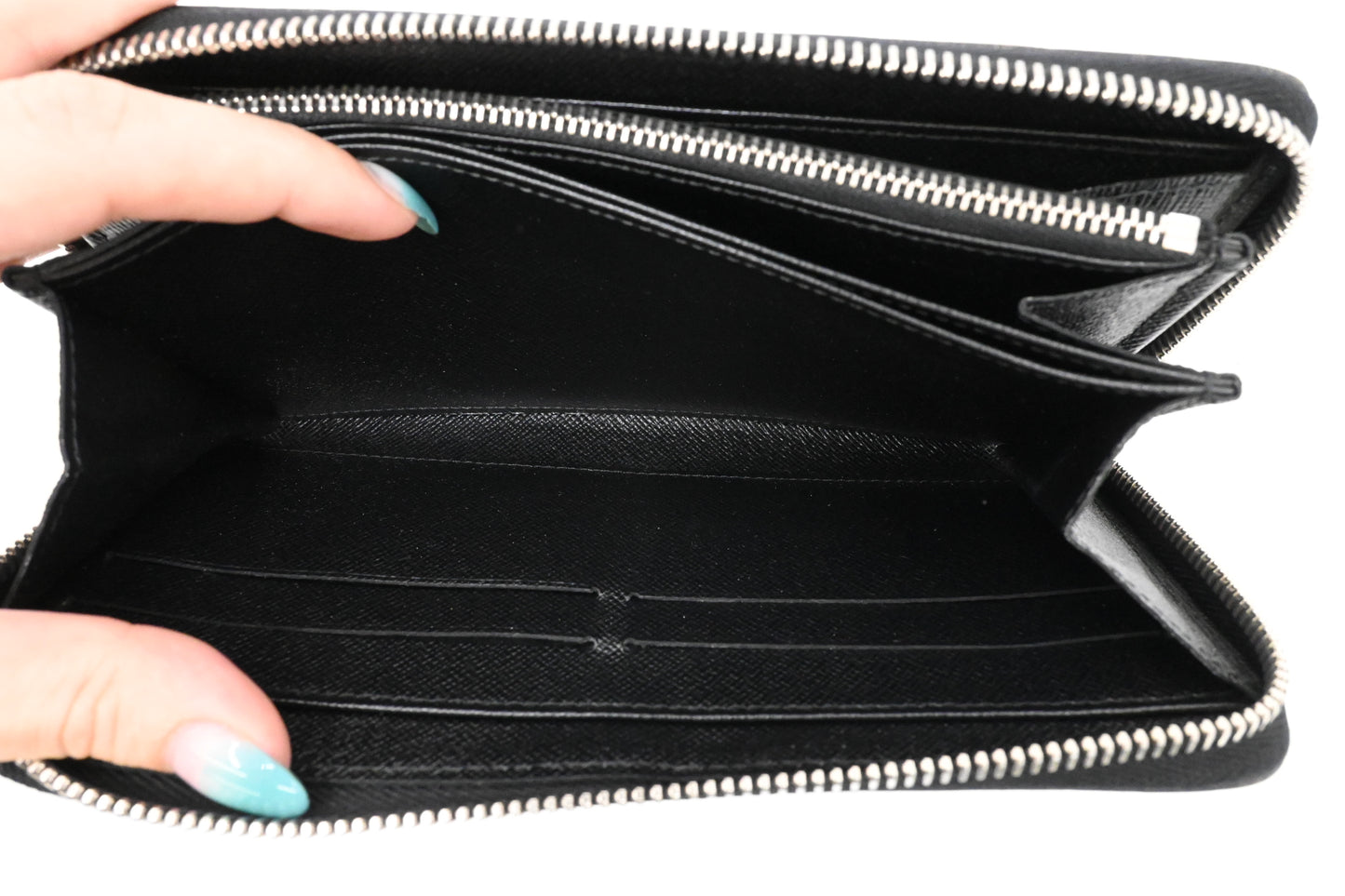 Louis Vuitton Zippy Long Wallet in Epi  Denim Leather