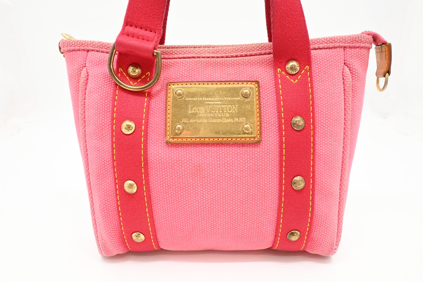 Louis Vuitton Antigua Cabas PM in Pink Canvas