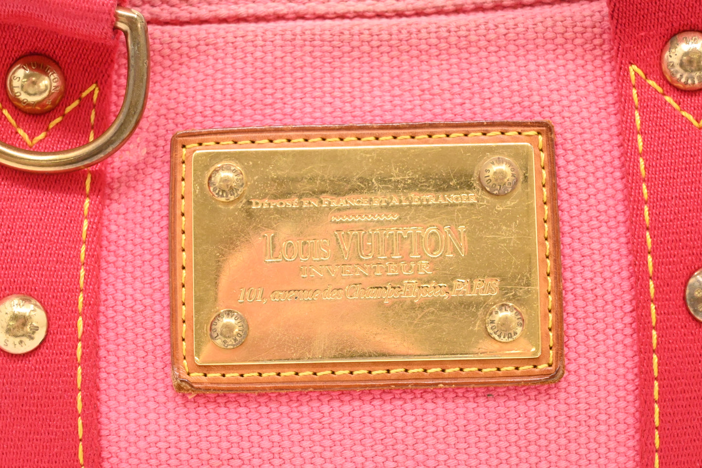 Louis Vuitton Antigua Cabas PM in Pink Canvas