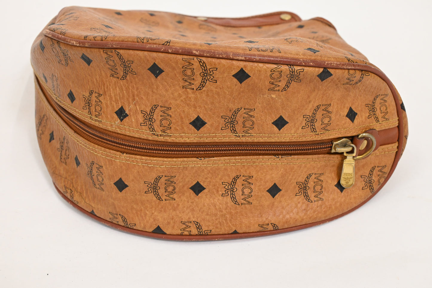 MCM Golf Bag in Cognac Visetos Canvas