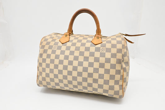 Louis Vuitton Speedy 30 in Damier Azur Canvas