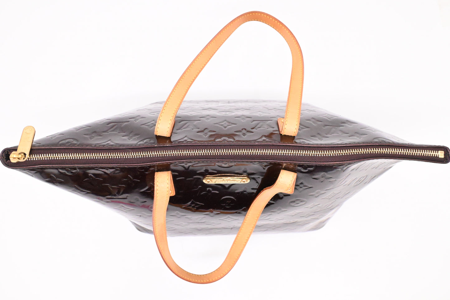 Louis Vuitton Bellevue GM in Amarante Vernis Leather