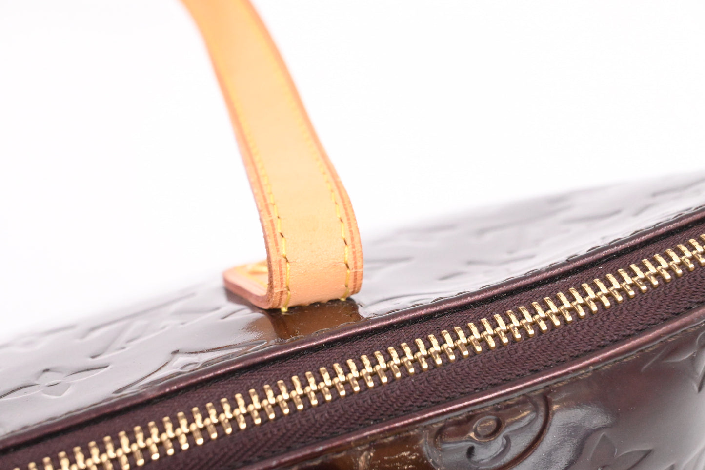 Louis Vuitton Bellevue GM in Amarante Vernis Leather