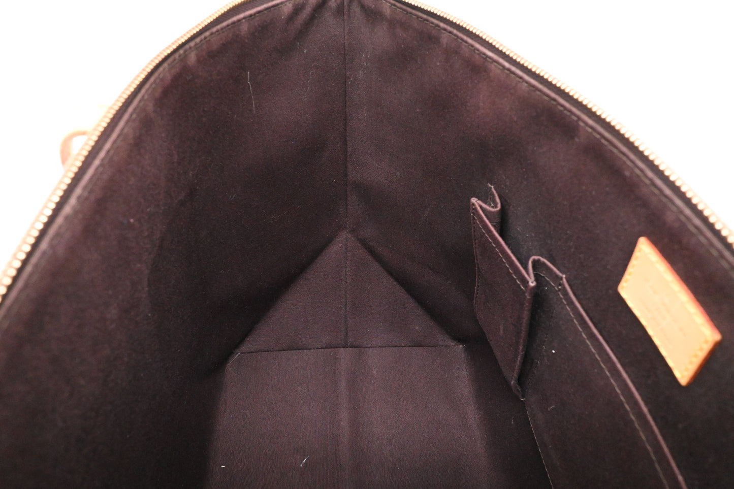 Louis Vuitton Bellevue GM in Amarante Vernis Leather