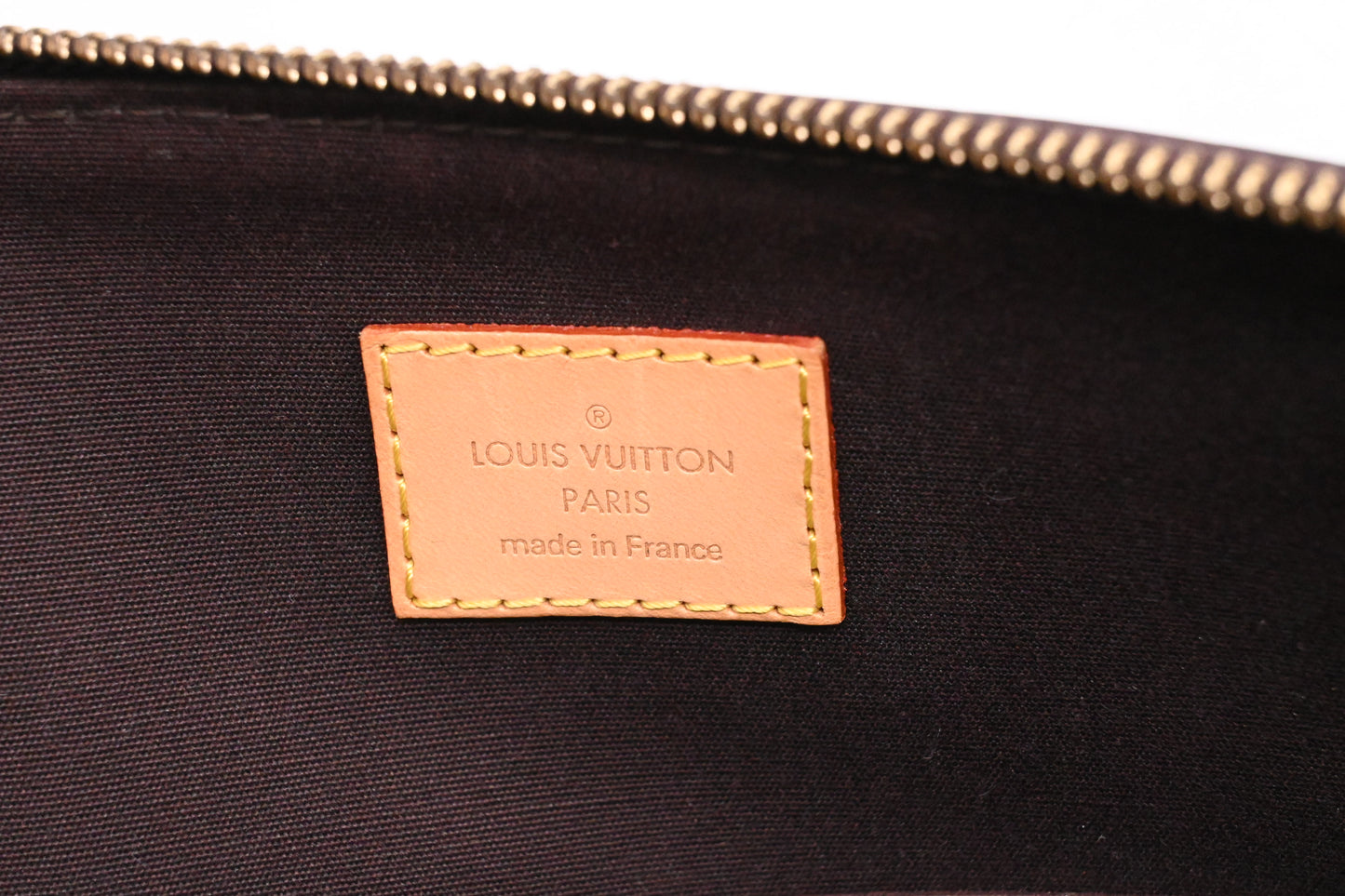Louis Vuitton Bellevue GM in Amarante Vernis Leather