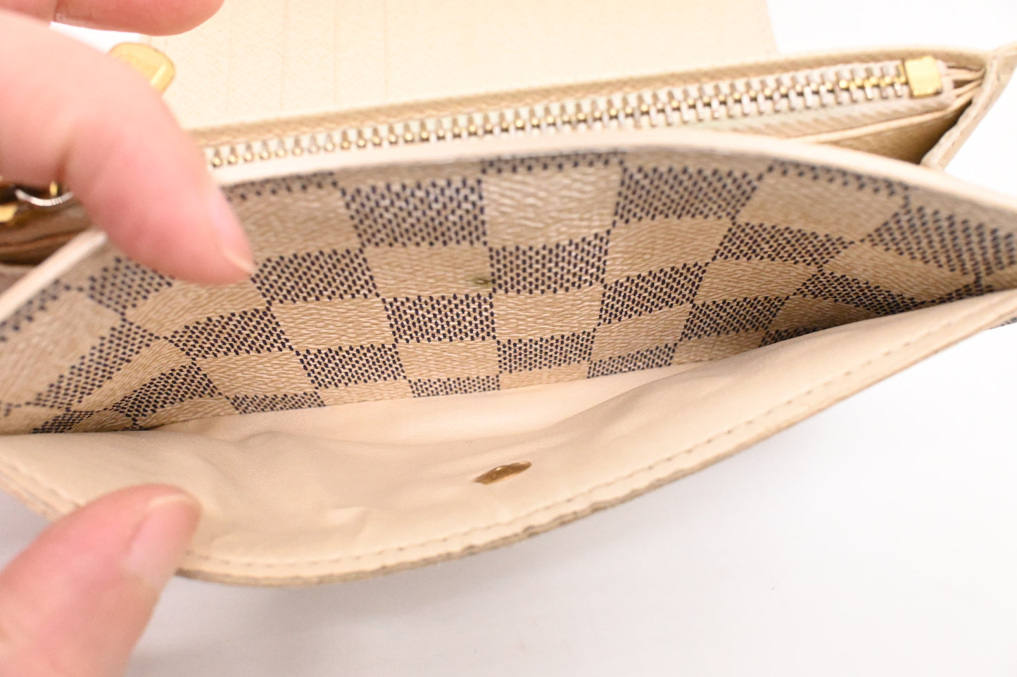 Louis Vuitton Alexandra Wallet in Damier Azur Canvas