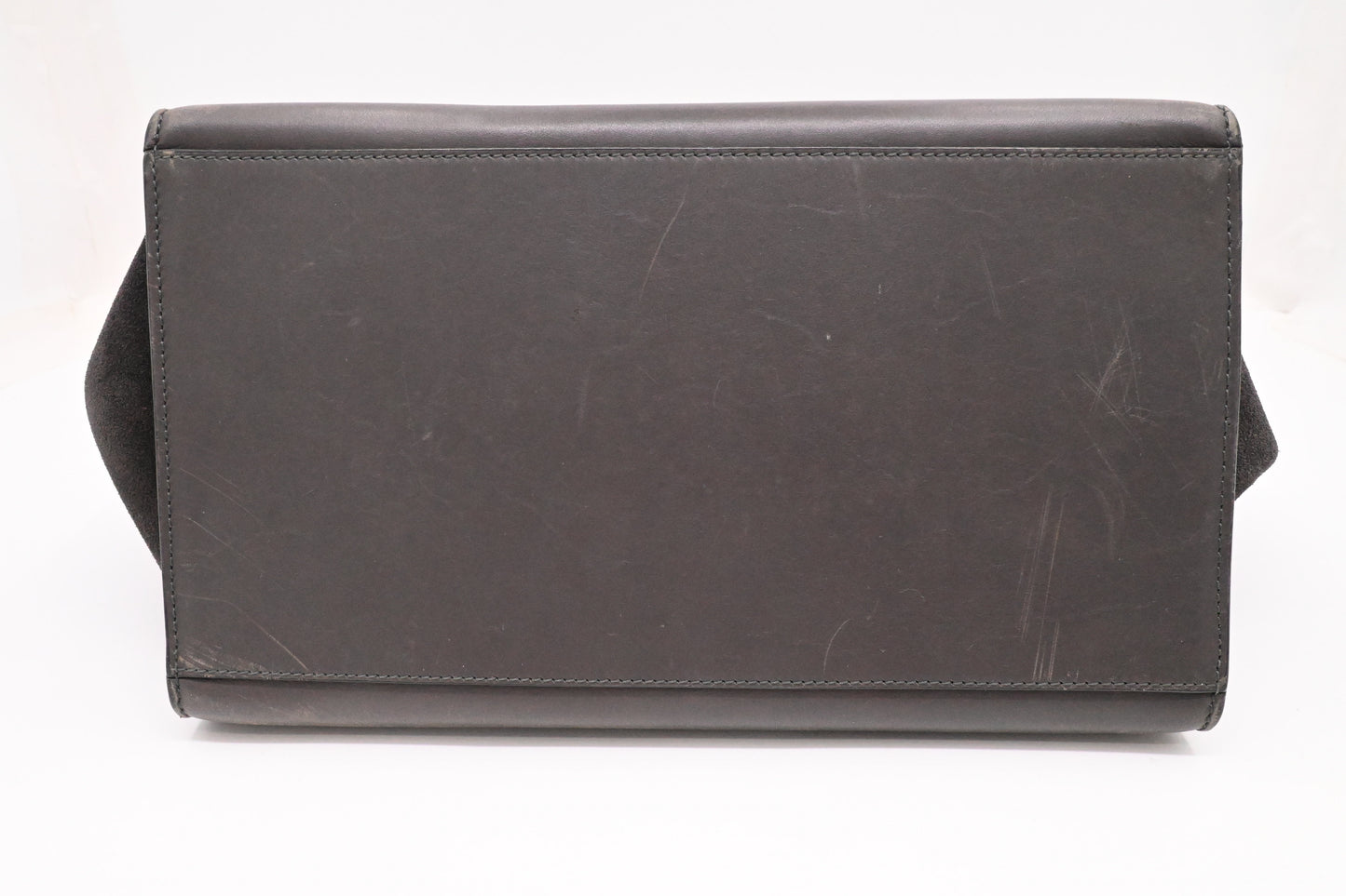 Celine Trapeze in Gray Leather