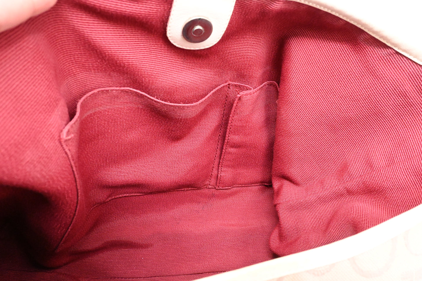 Ferragamo Shoulder Bag in Pink Gancini Canvas