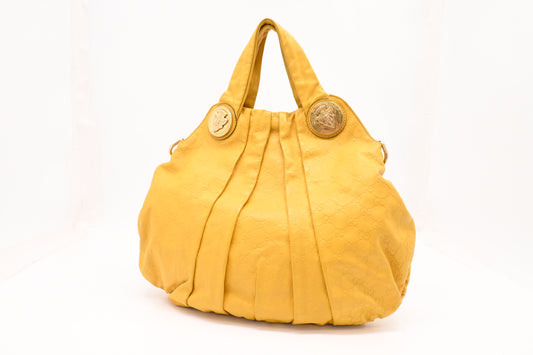 Gucci Tote Bag in Yellow Guccissima Leather