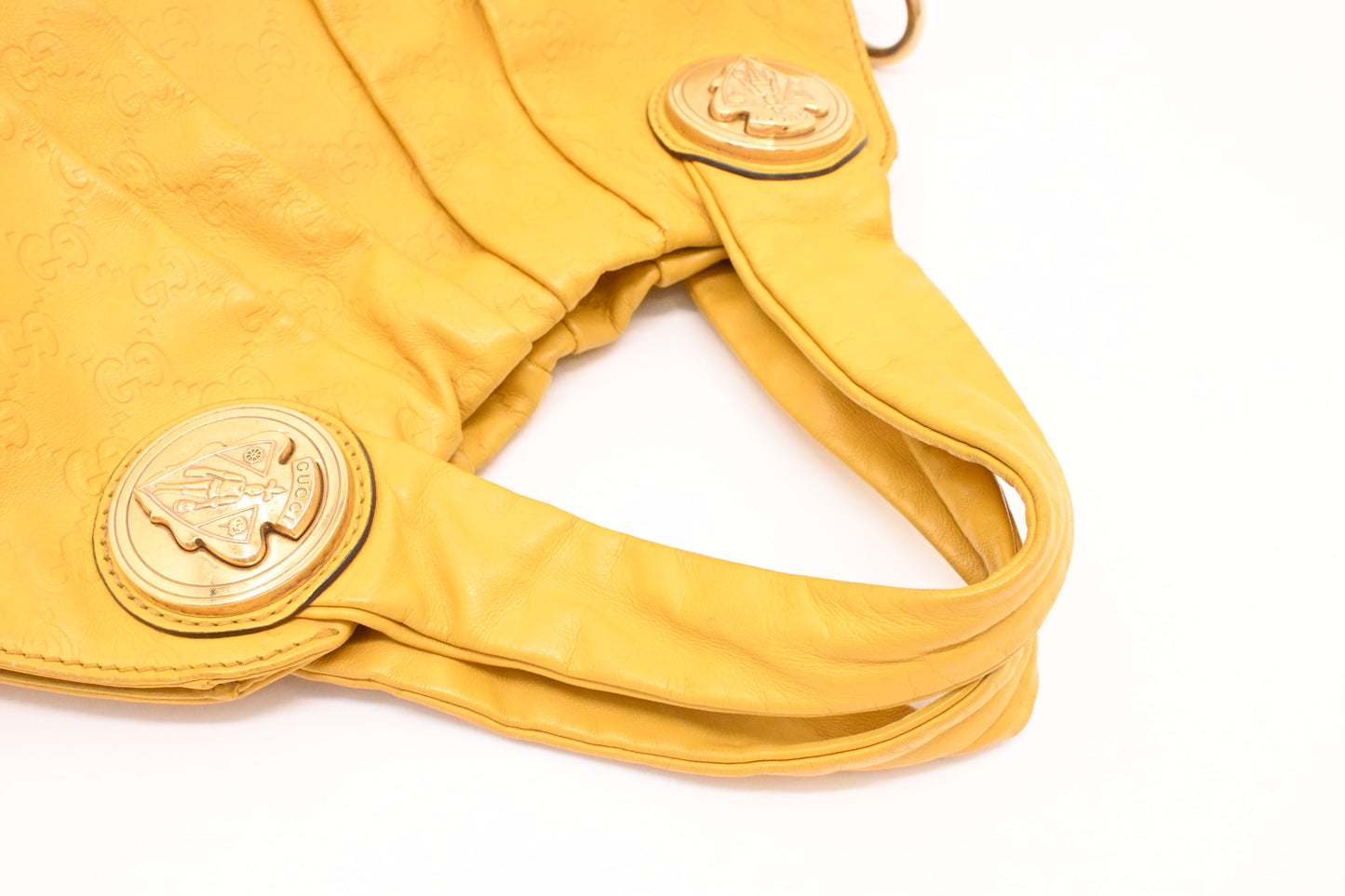 Gucci Tote Bag in Yellow Guccissima Leather