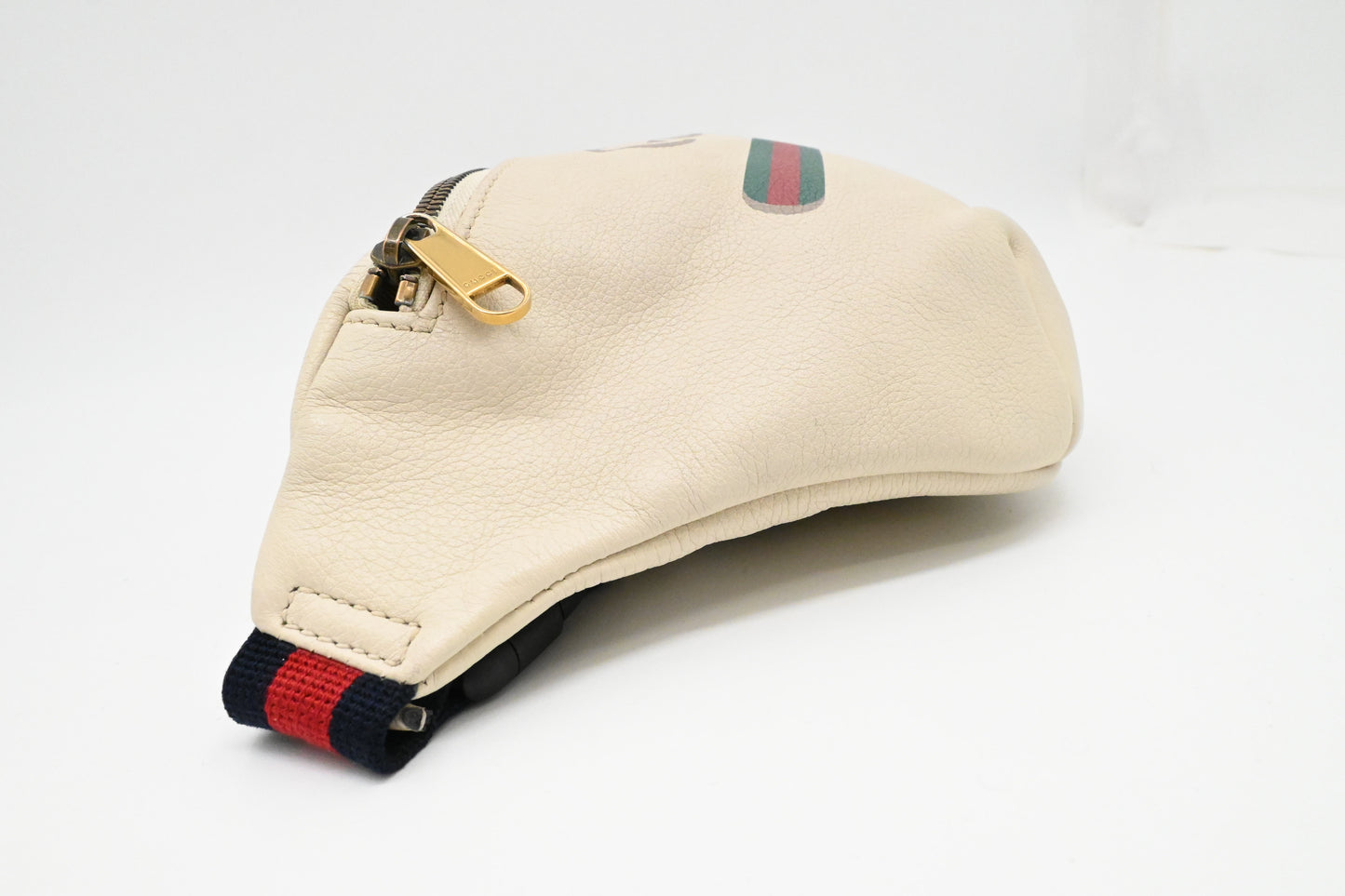 Gucci Bumbag in White Leather