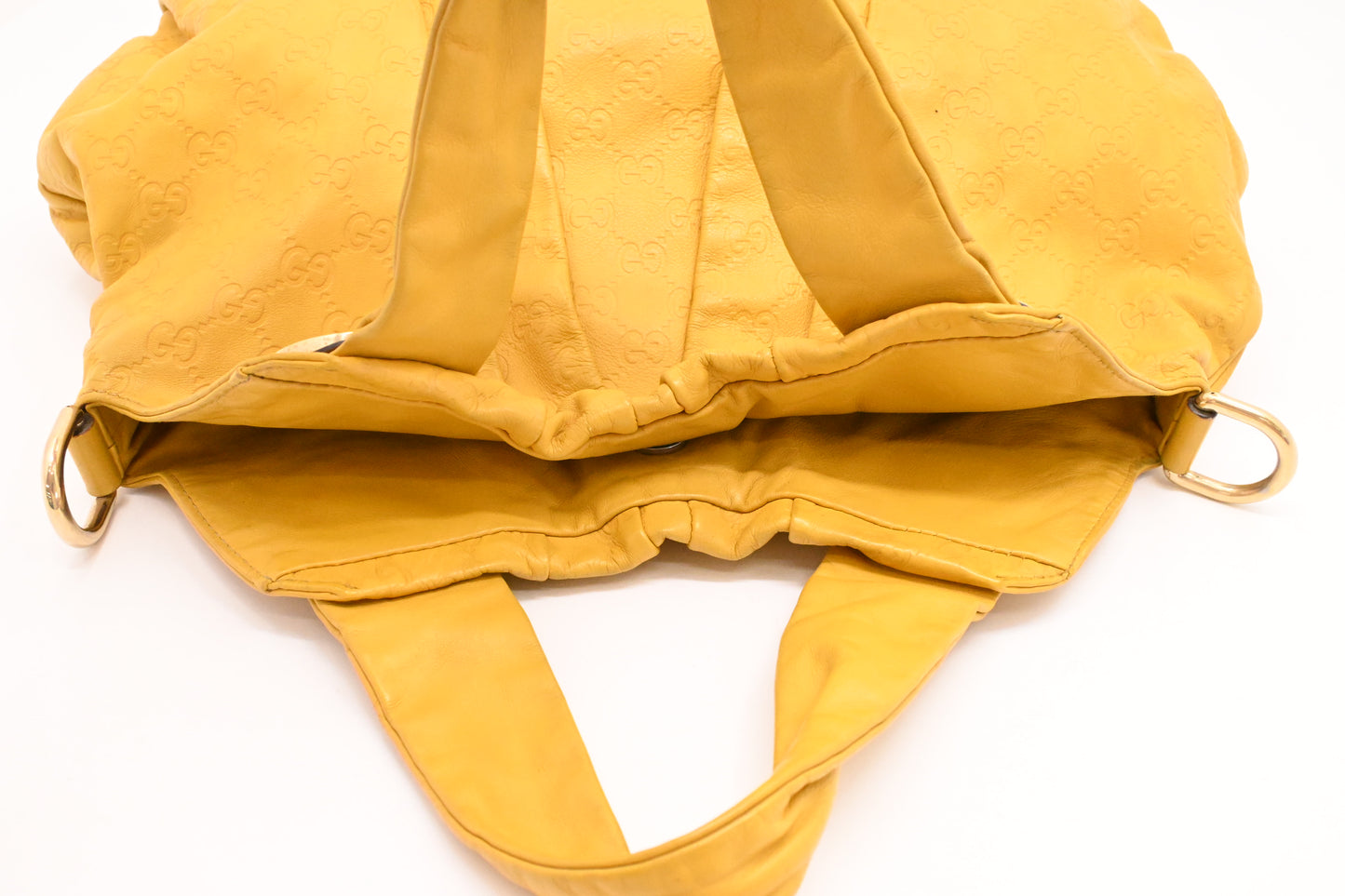 Gucci Tote Bag in Yellow Guccissima Leather