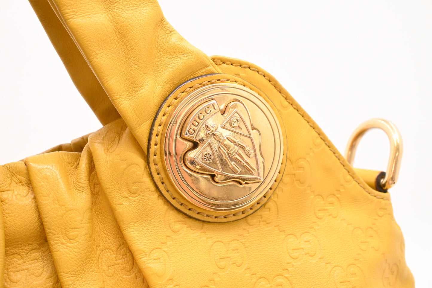 Gucci Tote Bag in Yellow Guccissima Leather