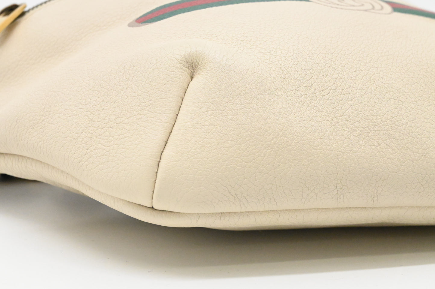 Gucci Bumbag in White Leather