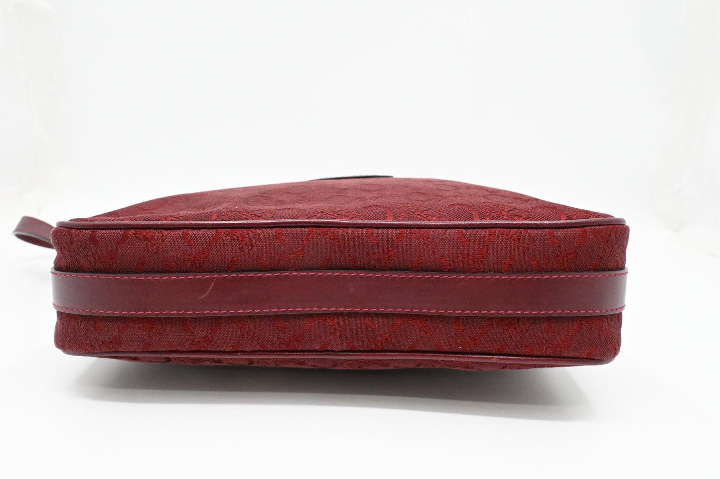 Celine Shoulder Bag in Red Canvas