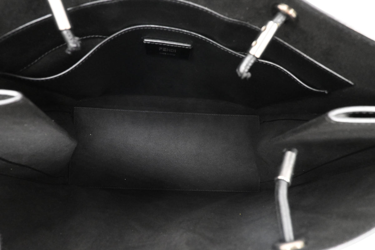 Fendi Shopping Bag in Black Leather