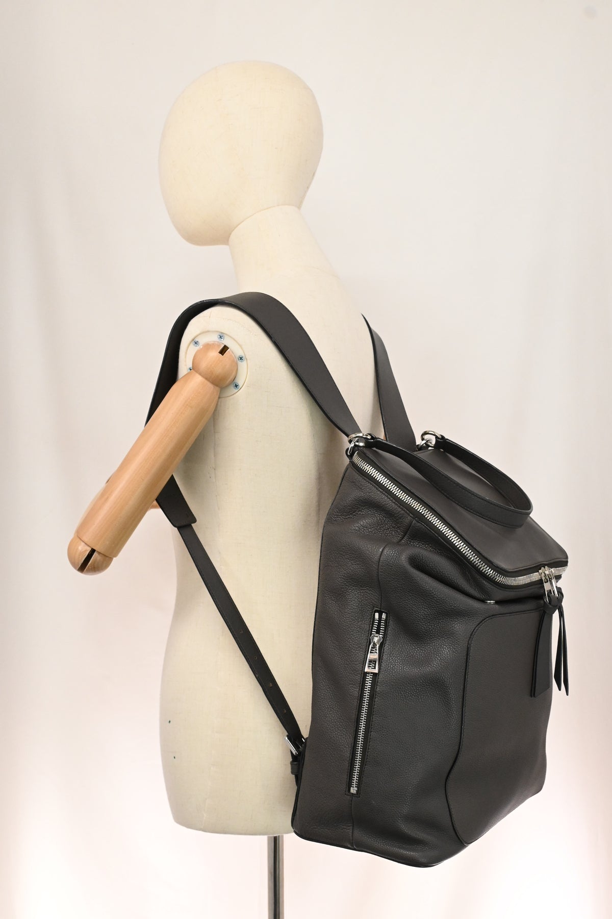 Loewe Backpack in Gray Leather