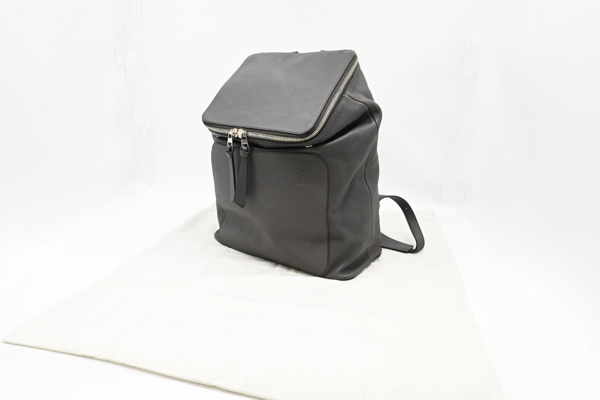 Loewe Backpack in Gray Leather